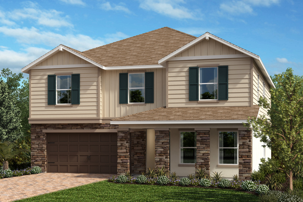 Exterior H with optional stone