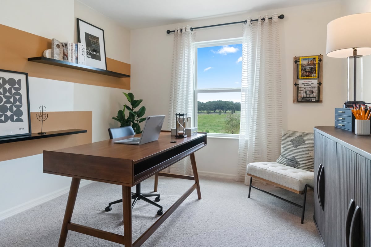 Spacious secondary bedrooms