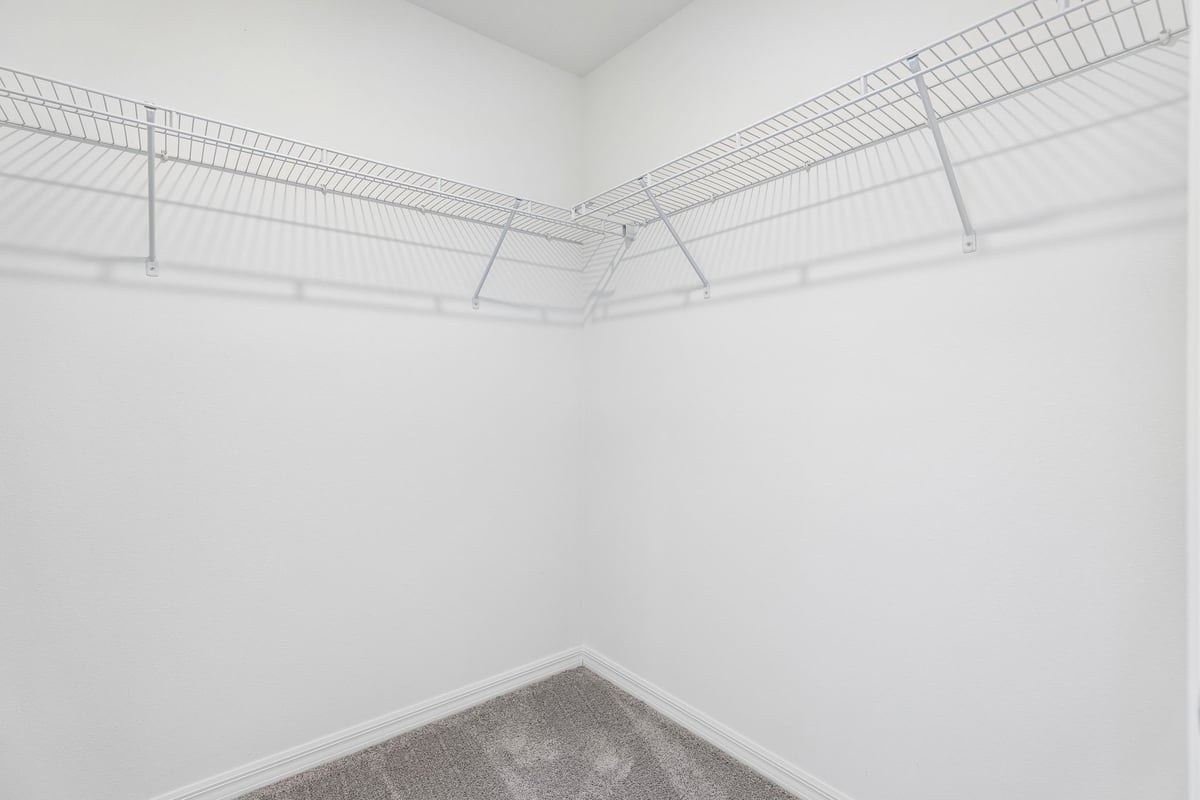 Primary walk-in closet