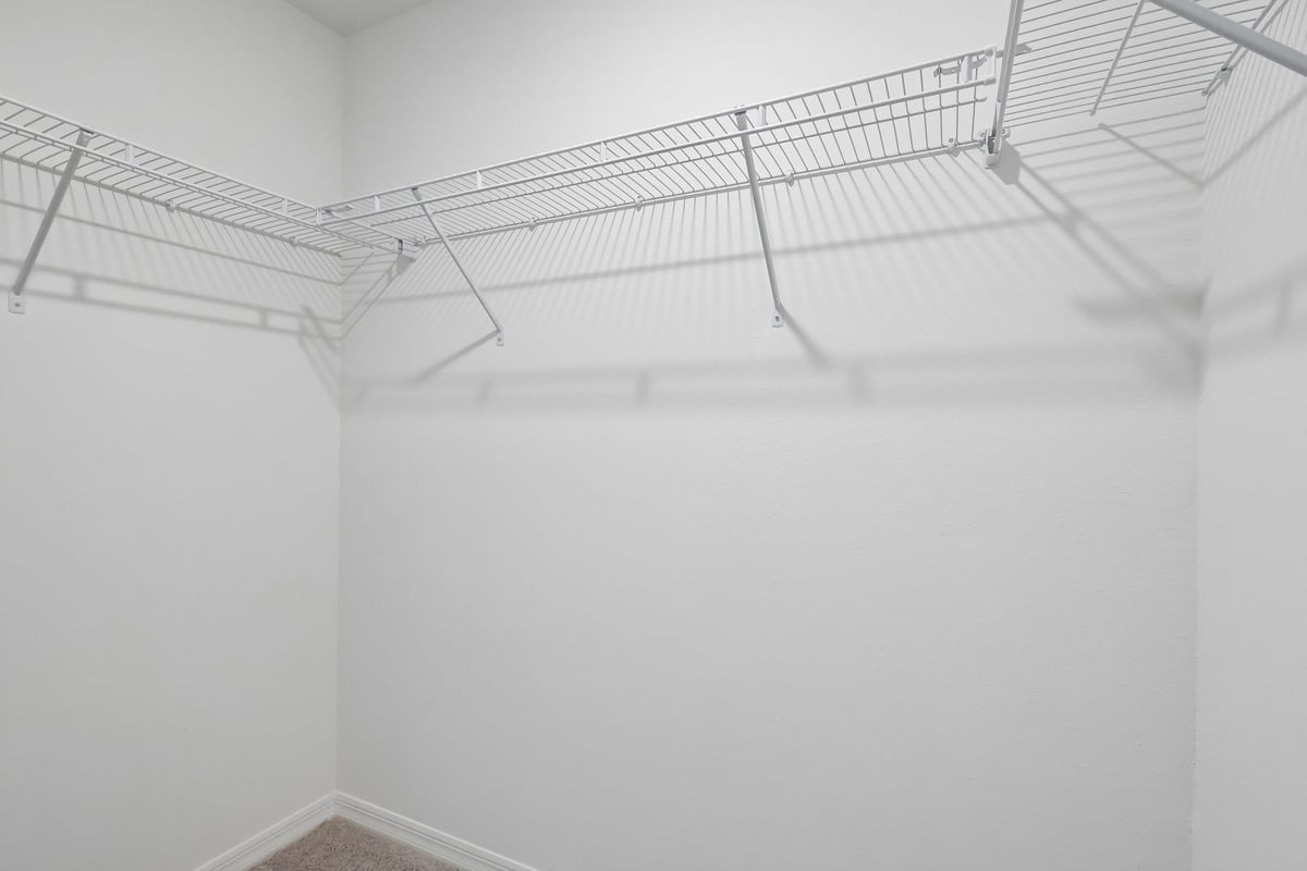 Primary walk-in closet