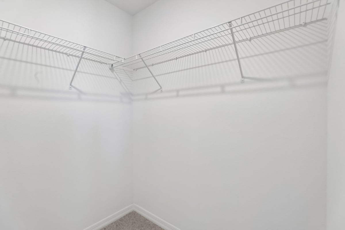 Primary walk-in closet