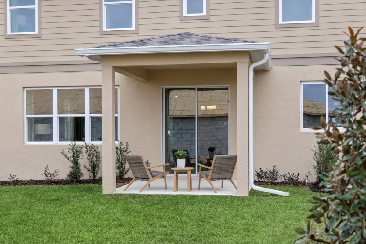 Covered patio