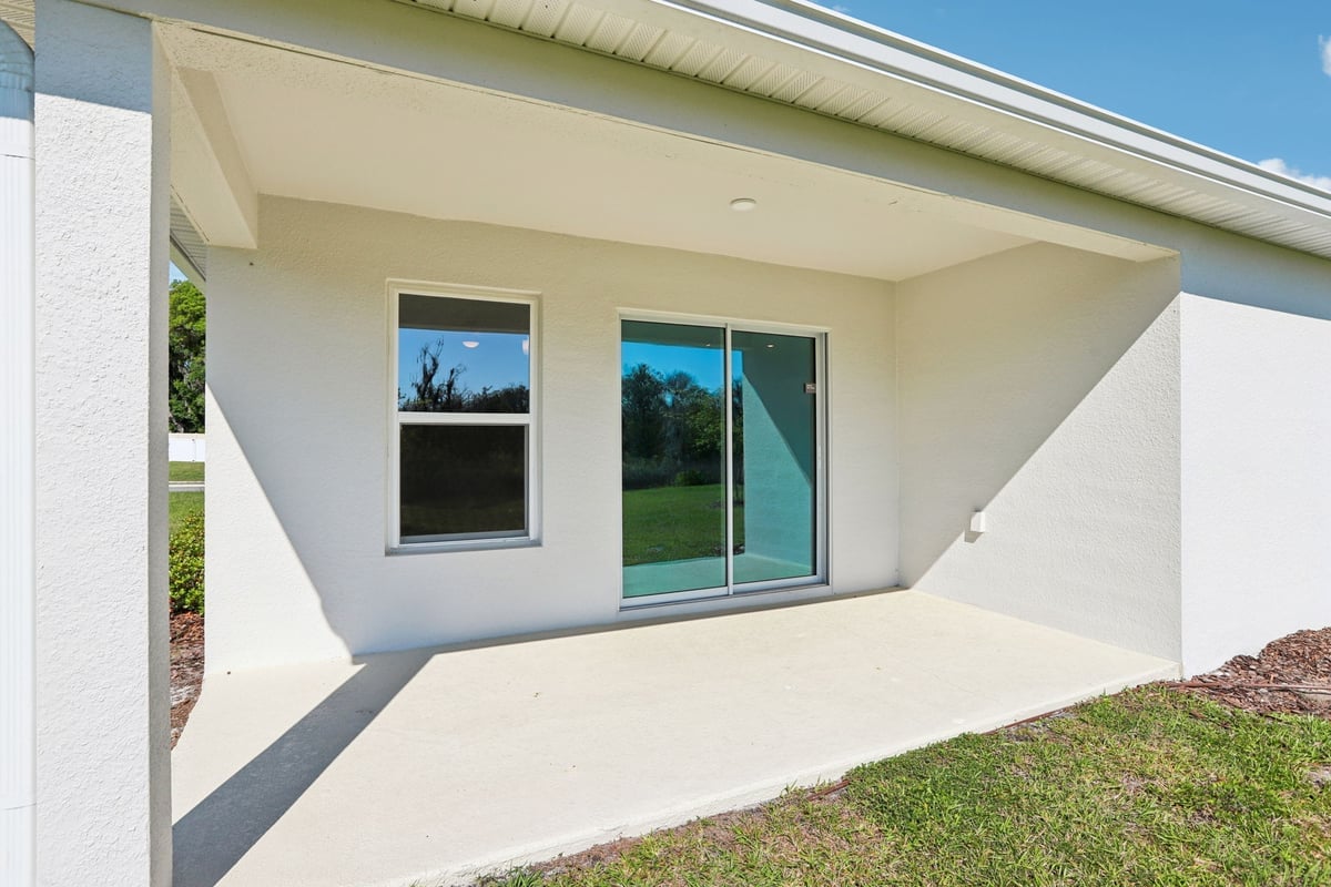 Covered patio