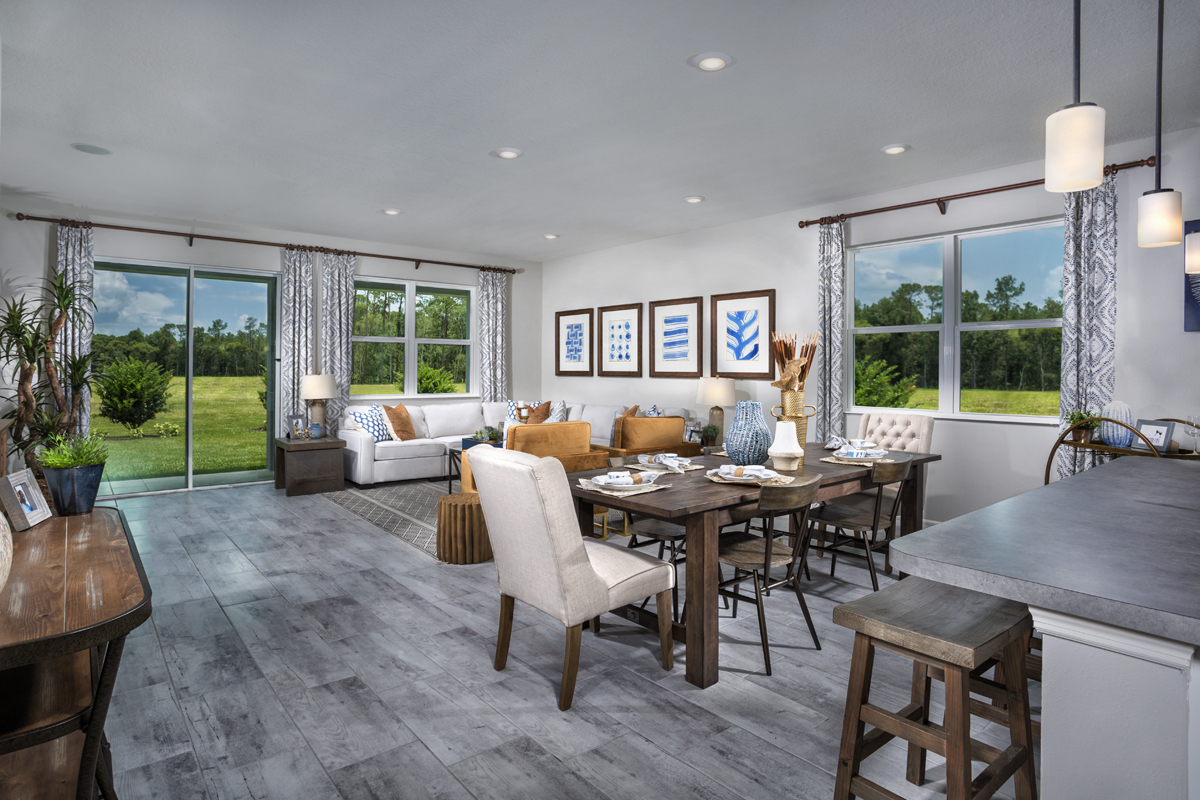 New Homes in St. Cloud, FL - Deer Run Estates Plan 2168 Great Room