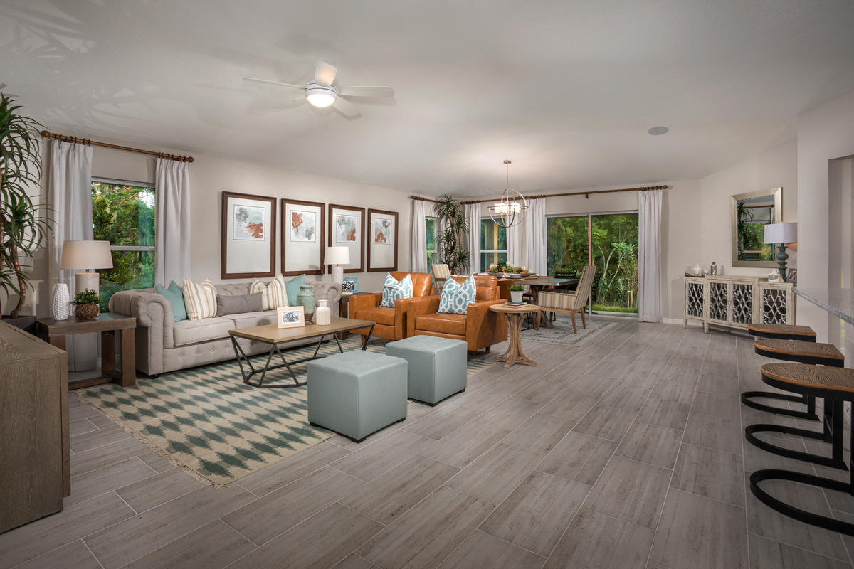 New Homes in Orlando, FL - Lone Palm Plan 1989 Great Room