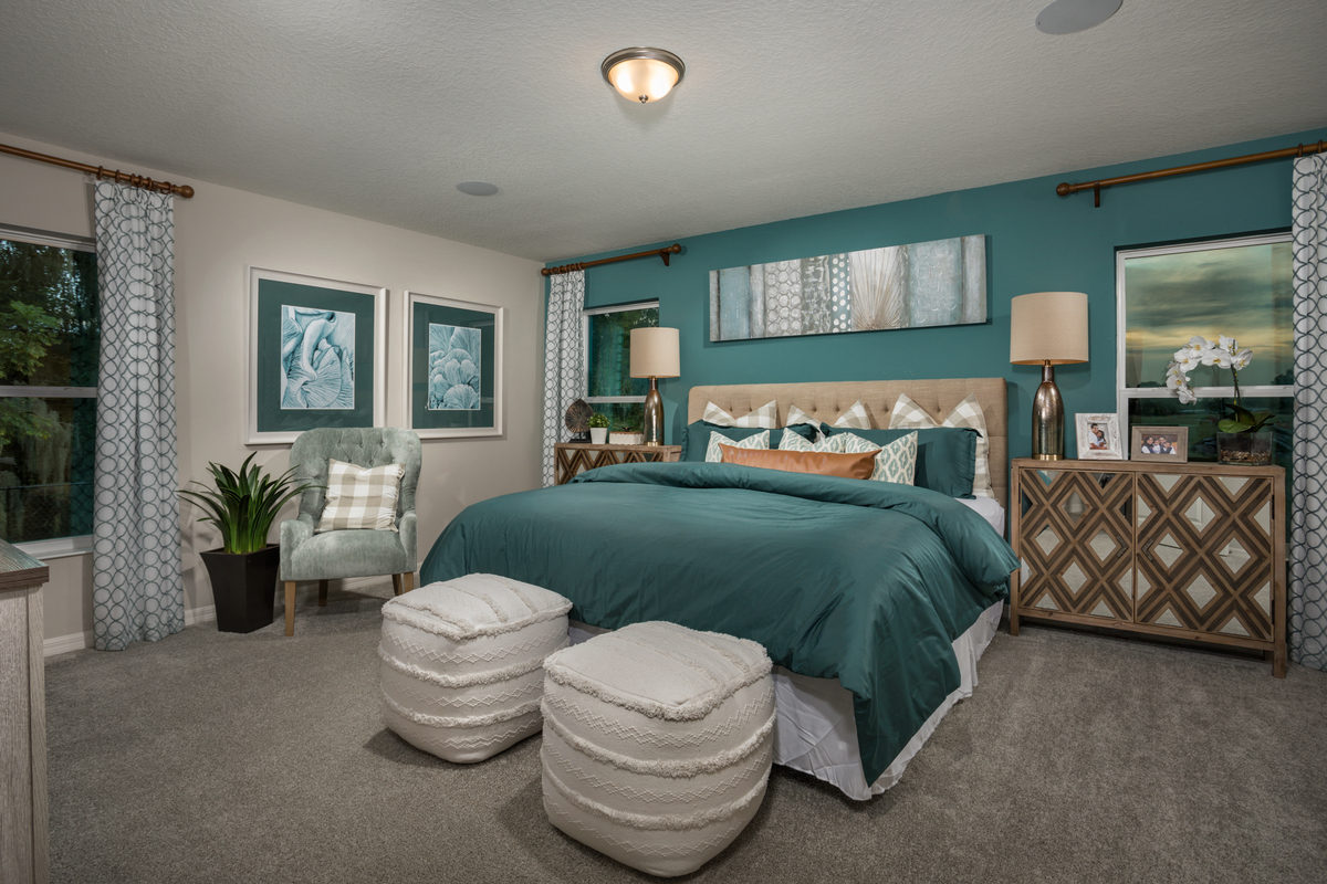 New Homes in Orlando, FL - Lone Palm Plan 1989 Primary Bedroom