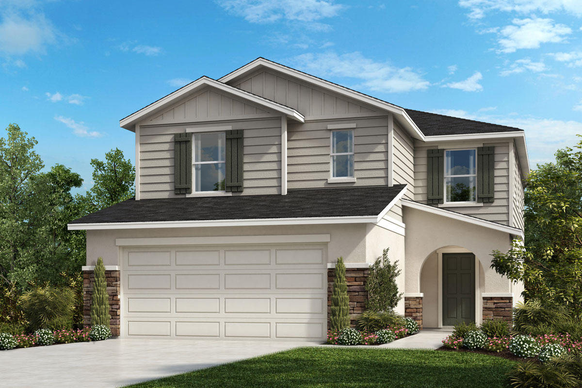 Plan 2385 Elevation G with Optional Stone