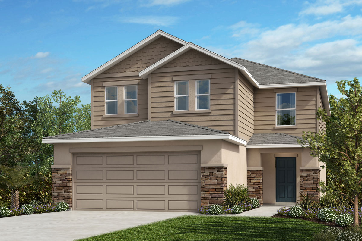 Plan 2385 Elevation H with Optional Stone