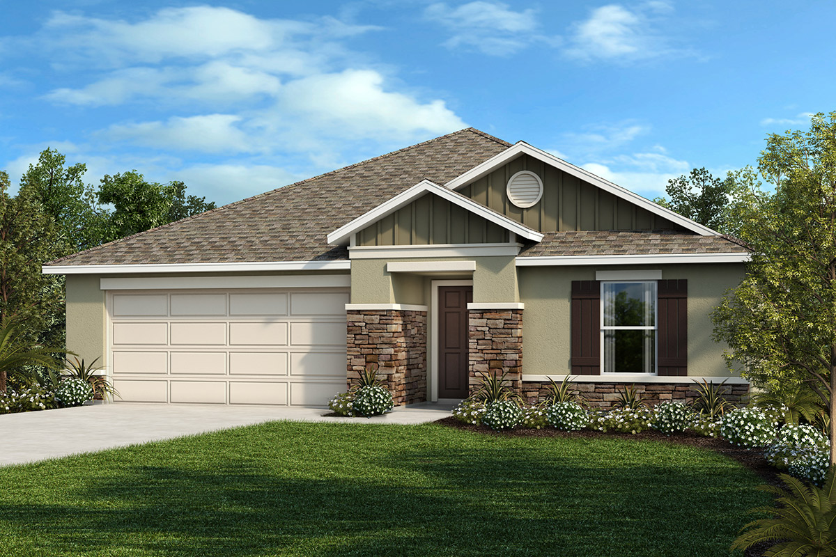 Exterior G with optional stone