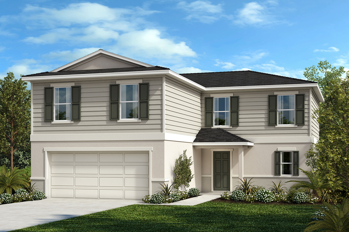 New Homes in Orlando, FL - Lone Palm Plan 2384 Elevation F