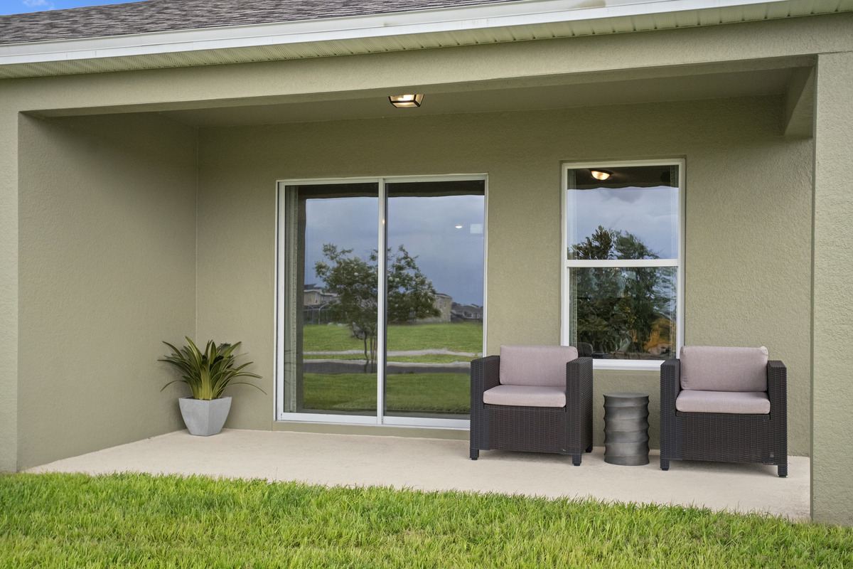 Covered patio