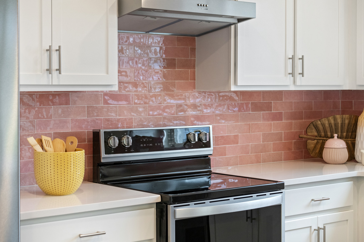 Emser® tile backsplash