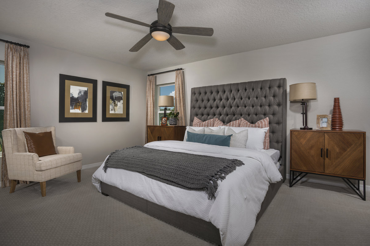 New Homes in Davenport, FL - Bellaviva II at Westside Plan 1989 Primary Bedroom