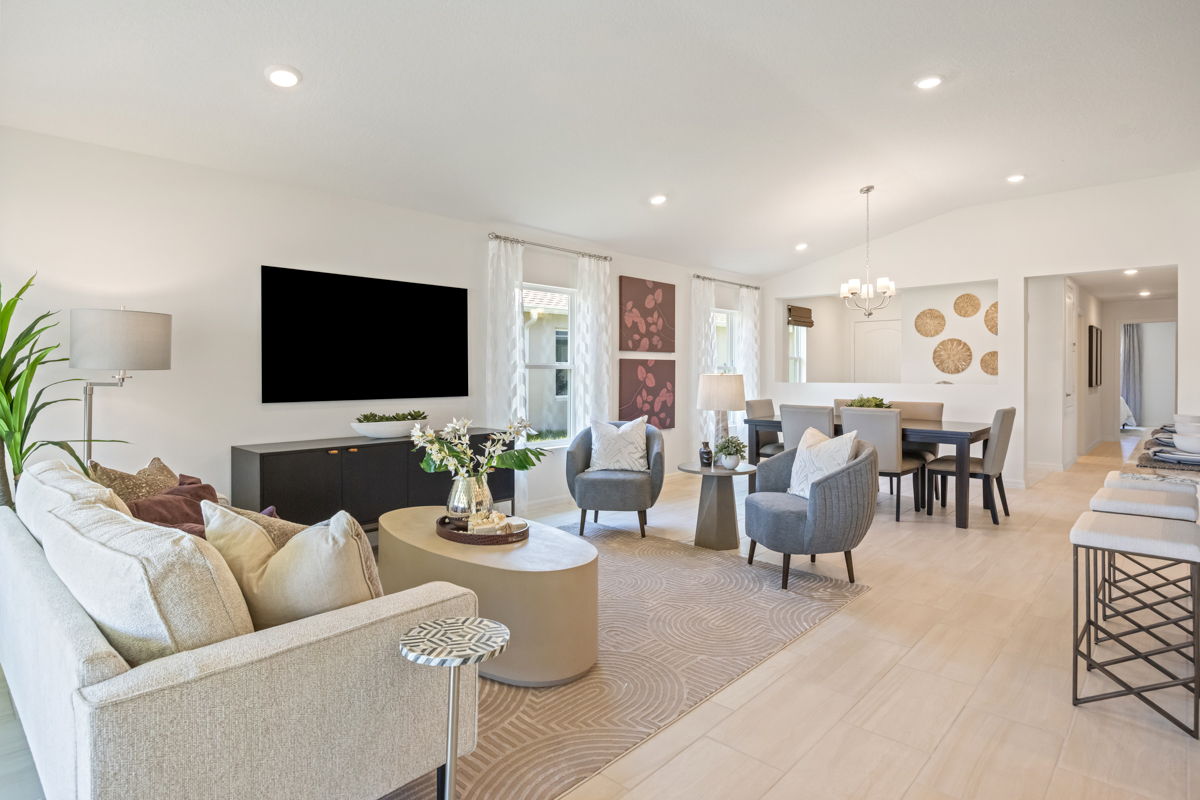 Spacious great room