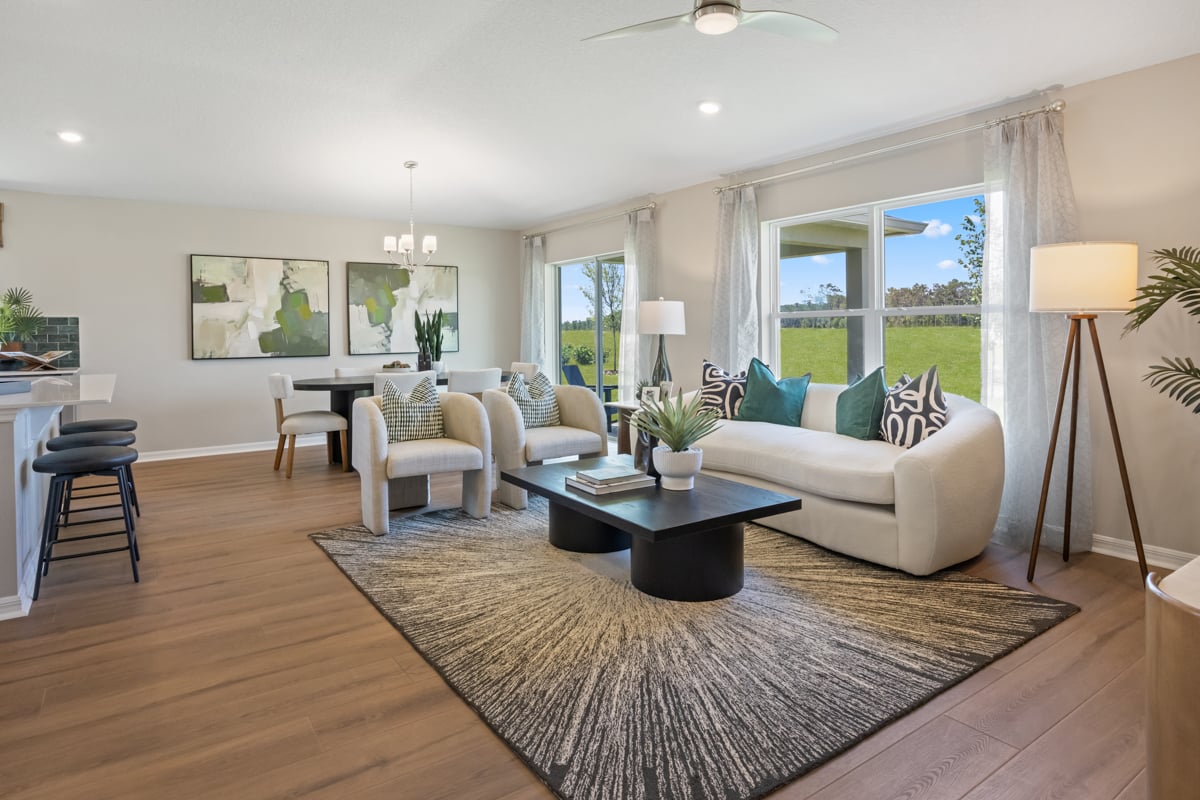 Spacious great room