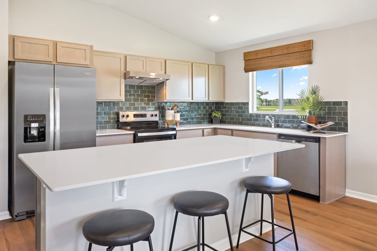 Stainless steel appliance package