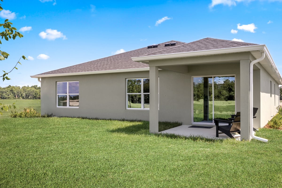 Covered patio