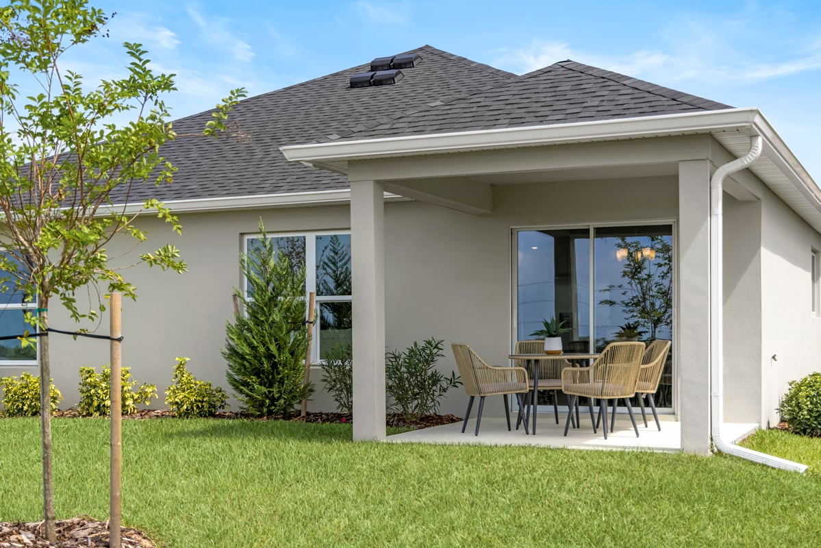 Covered patio