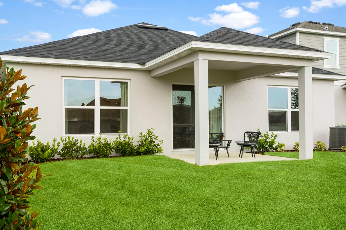 Covered patio