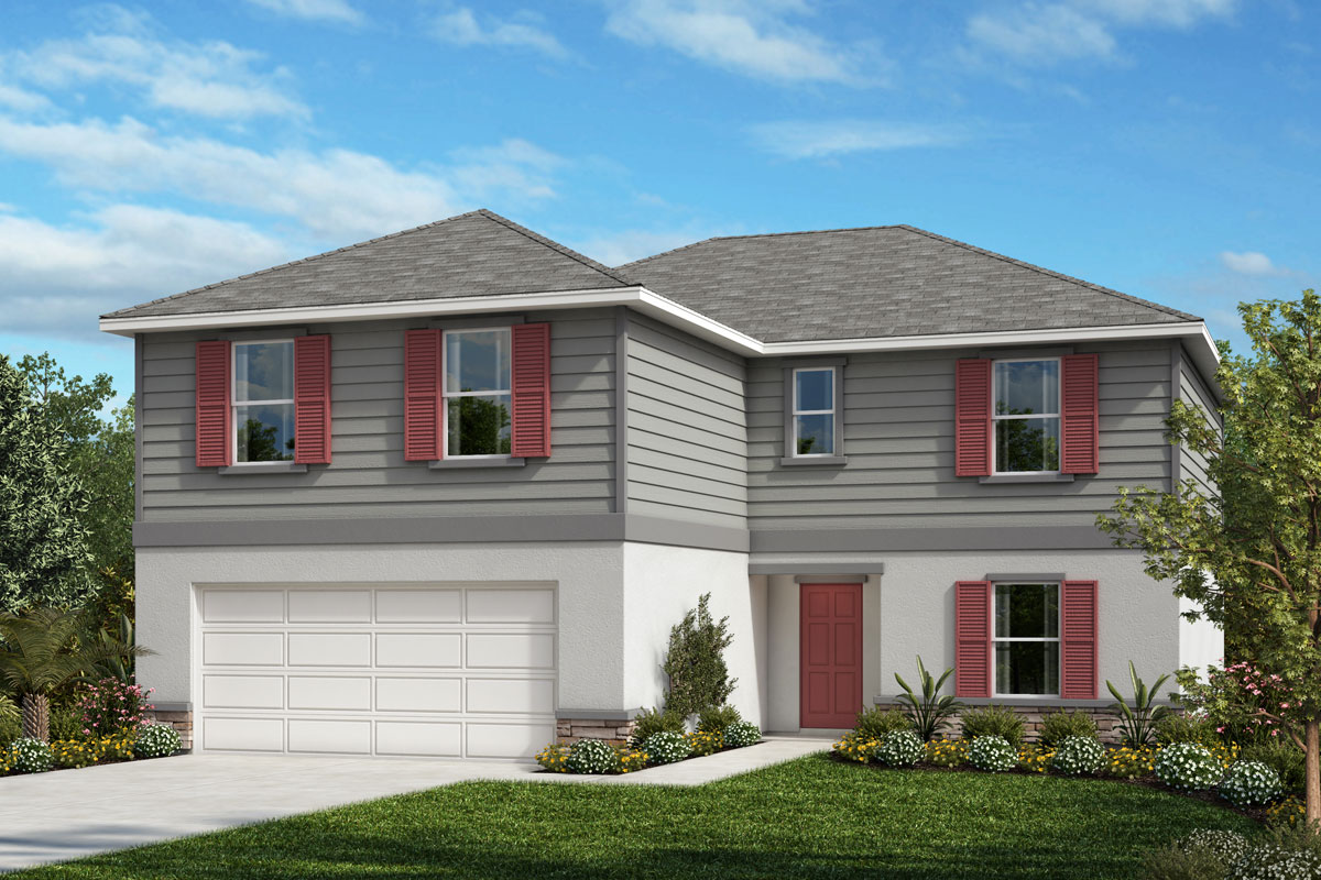 Exterior E with optional stone