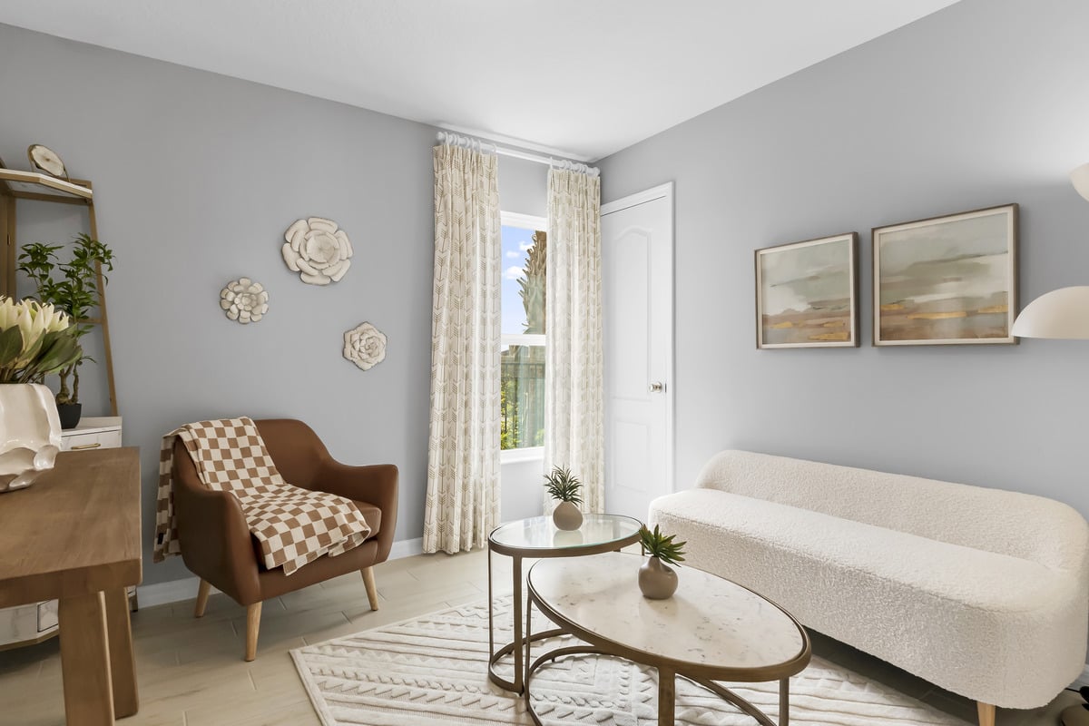 Spacious secondary bedrooms