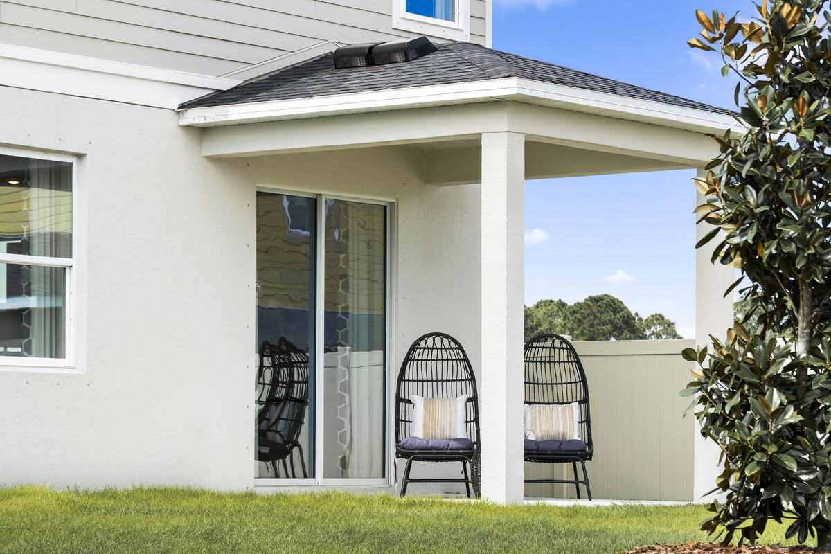 Covered patio