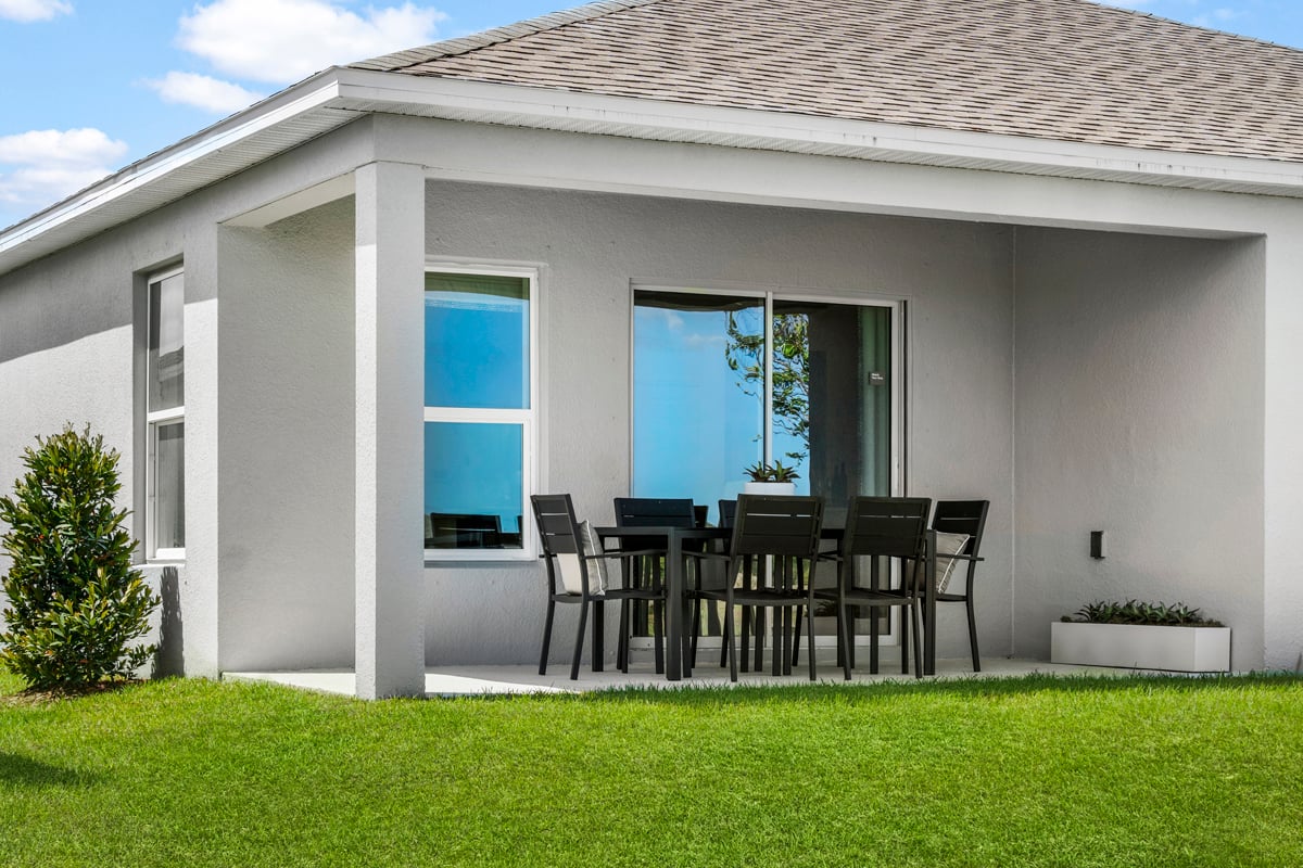 Covered patio