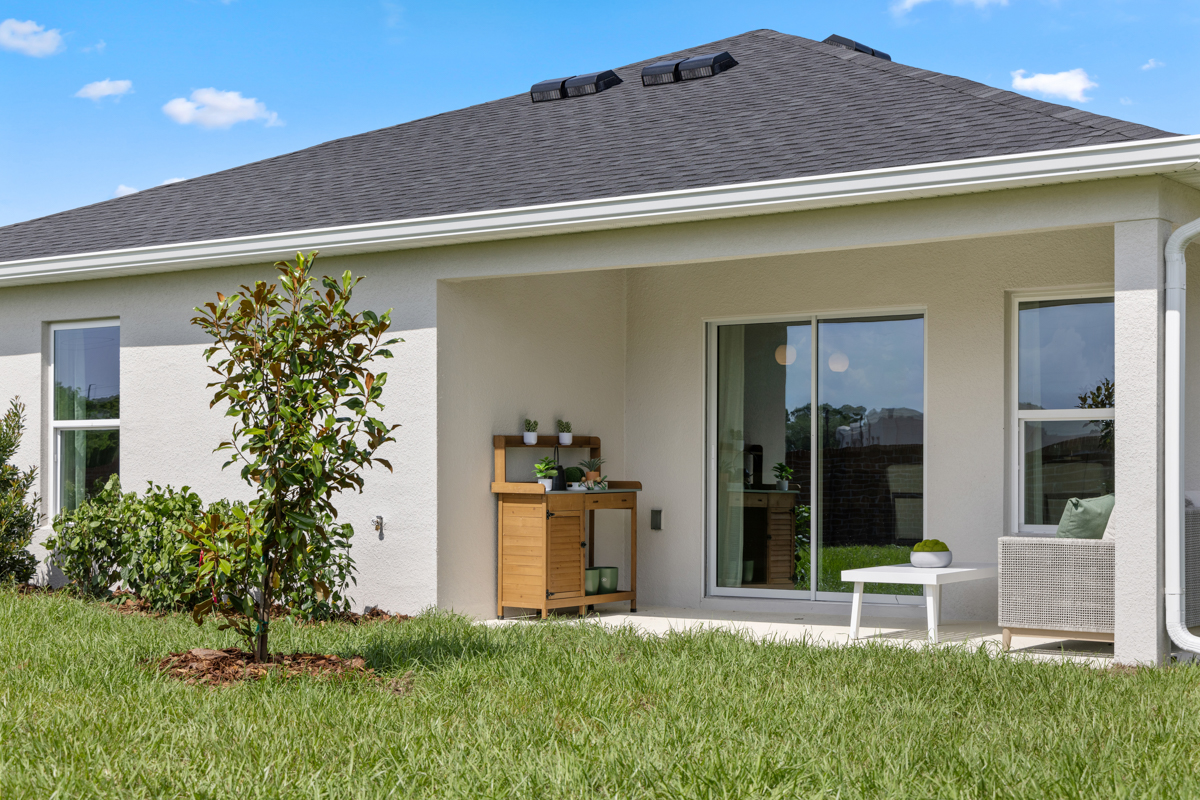 Covered patio