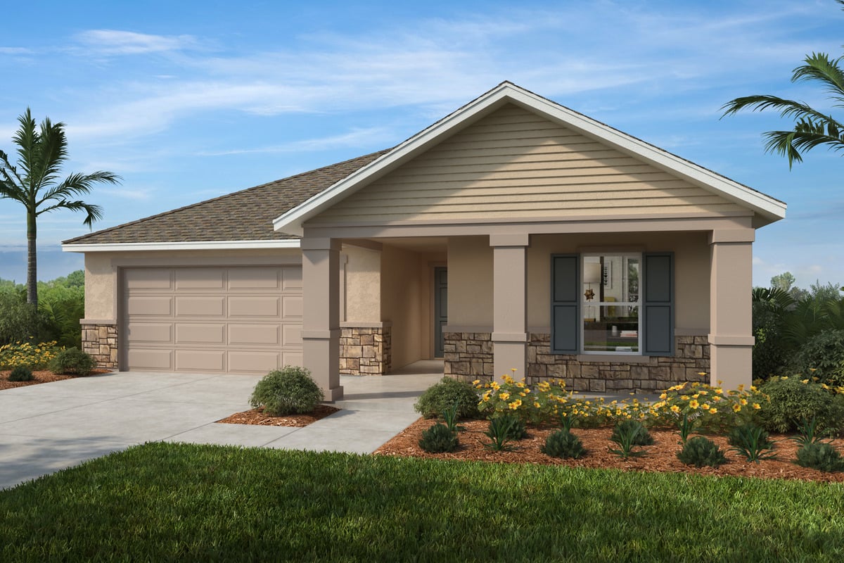 Exterior G with optional stone
