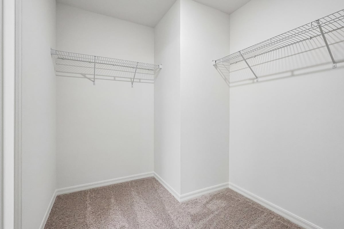 Primary walk-in closet