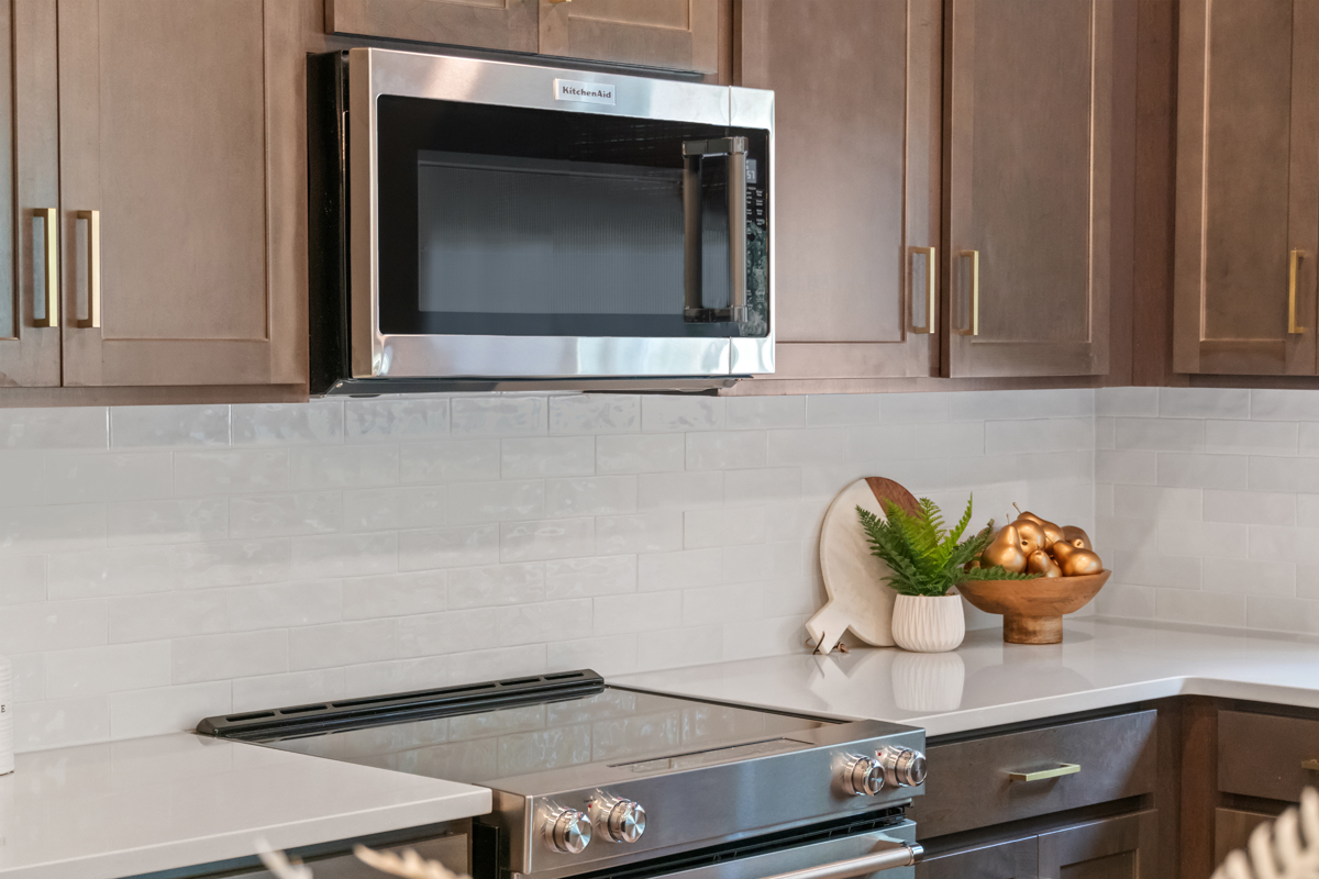 Tile backsplash