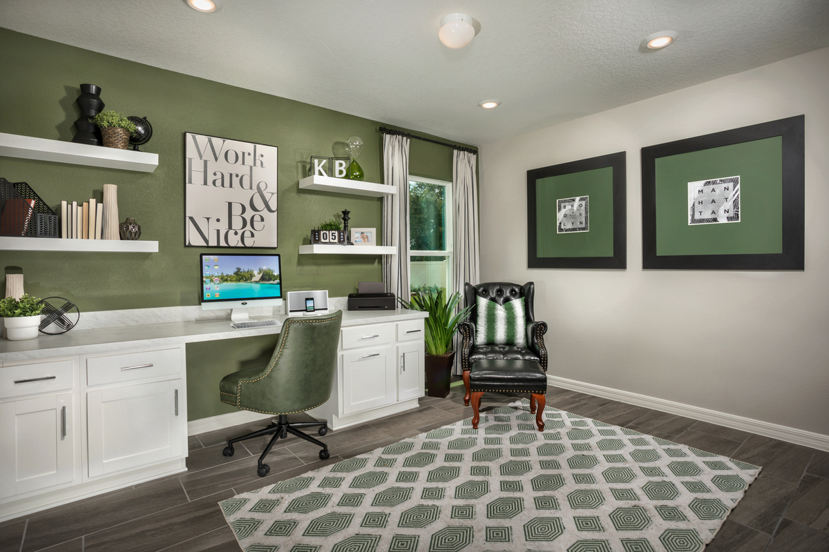 New Homes in Apopka, FL - Legacy Hills Plan 2033 Home Office