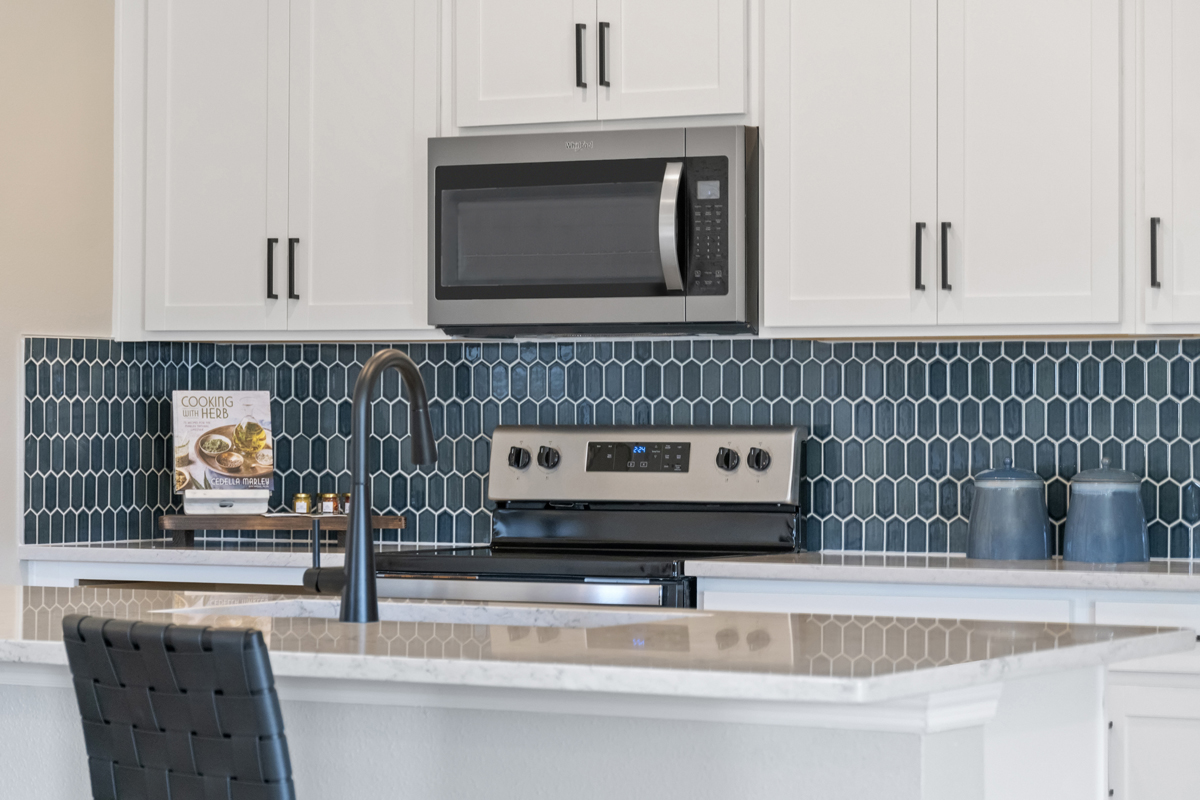 Emser® tile backsplash