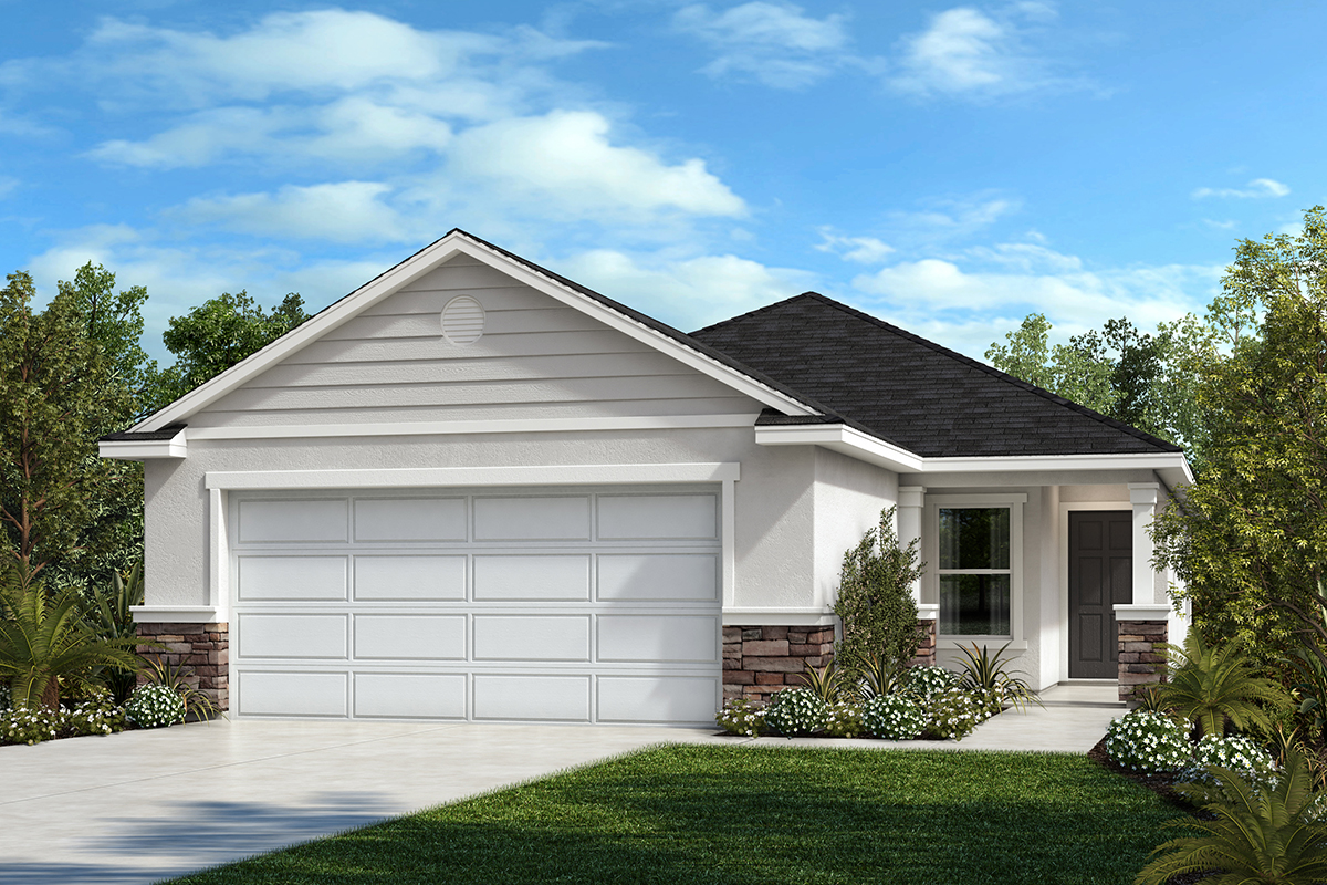 Exterior F with optional stone 