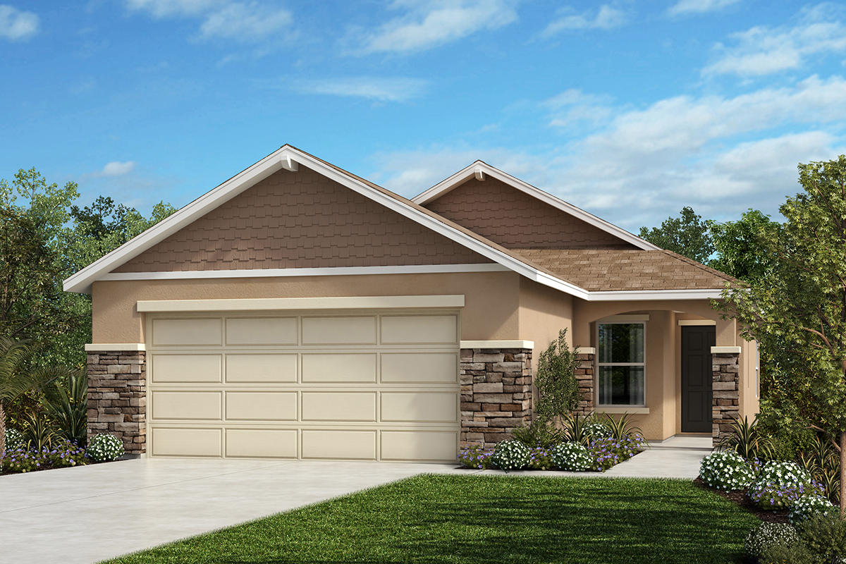Exterior H with optional stone 