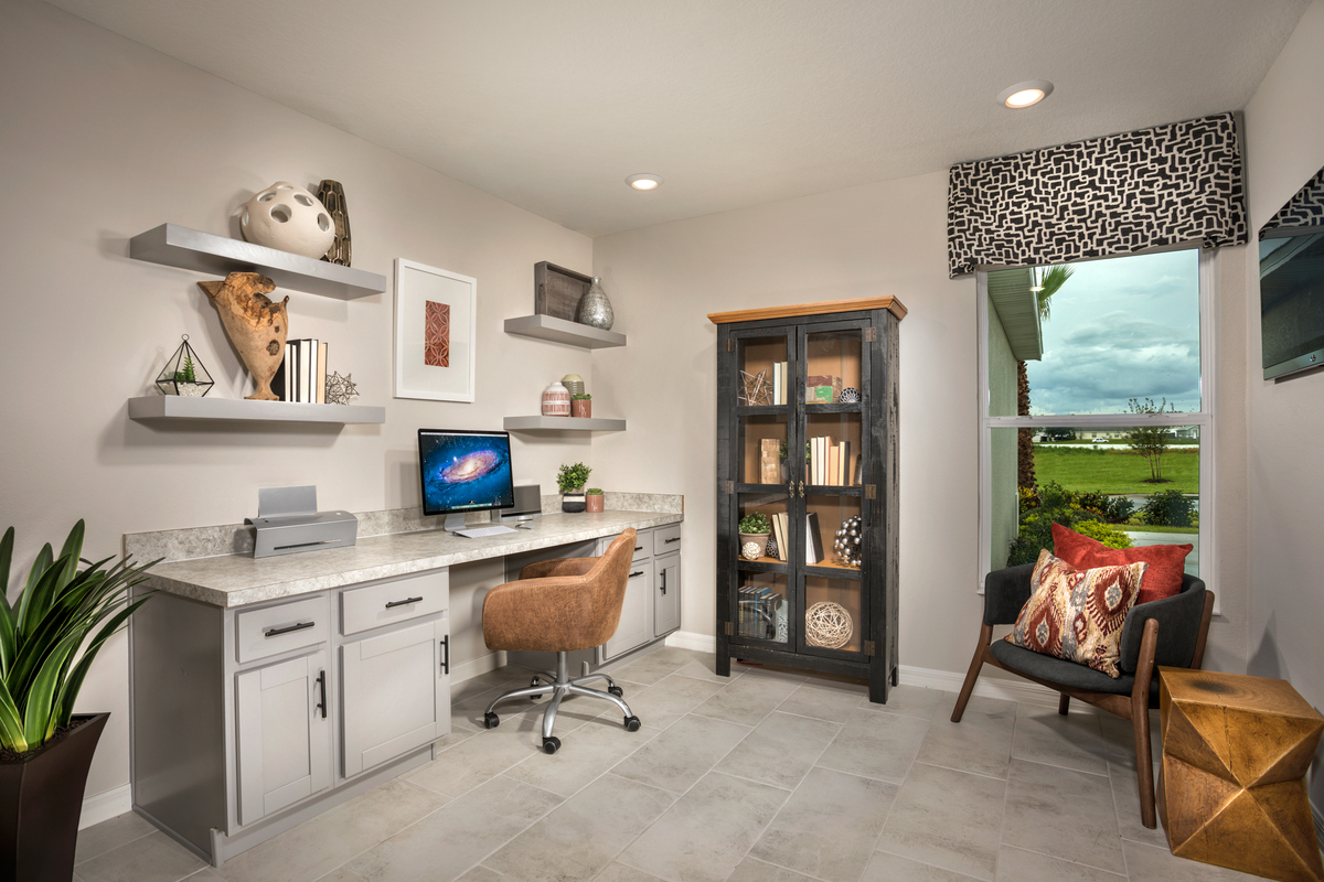 New Homes in Davenport, FL - Mirabella Plan 1637 Home Office