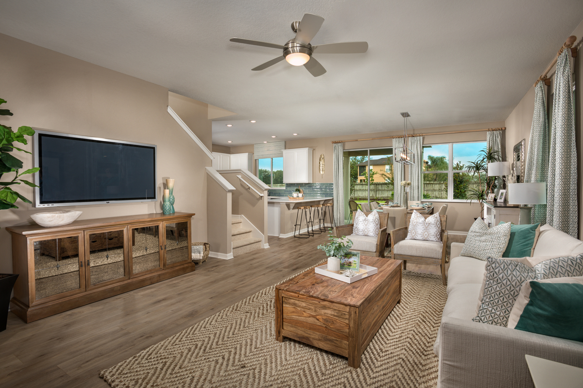 New Homes in Davenport, FL - Mirabella Plan 2107 Great Room