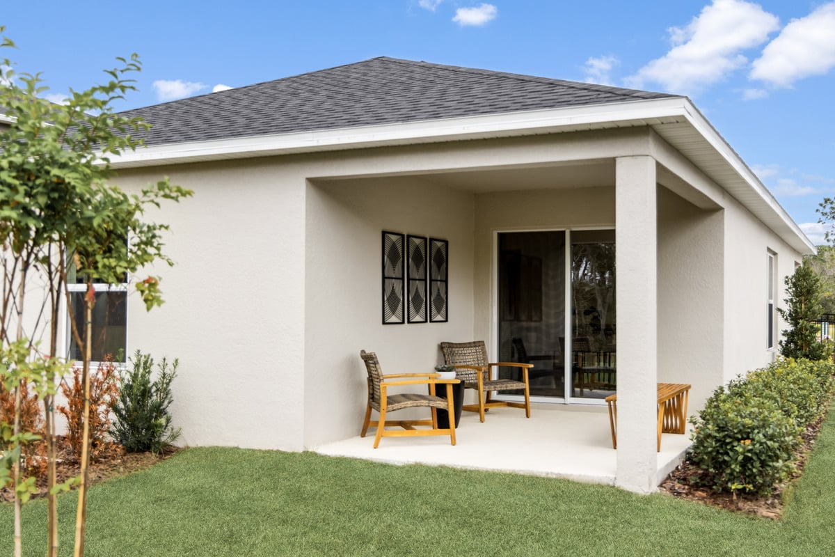 Covered patio