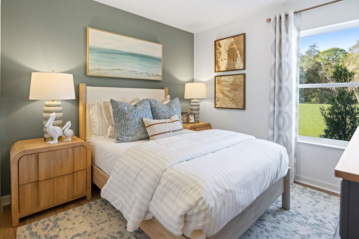 Spacious secondary bedrooms