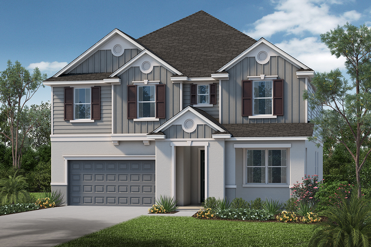 New Homes in Palm Bay, FL - Gardens at Waterstone Plan 3203 Elevation I