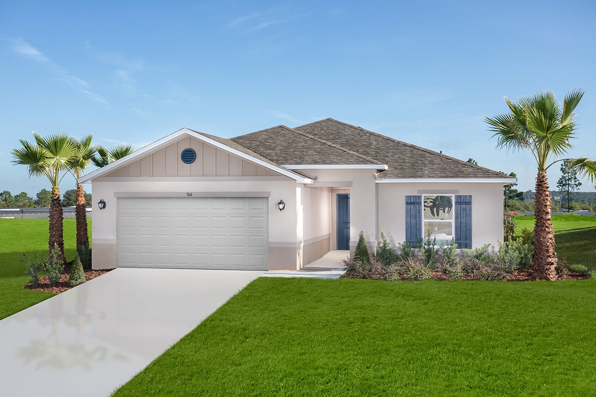New Homes in Palm Bay, FL - Gardens at Waterstone Plan 1707