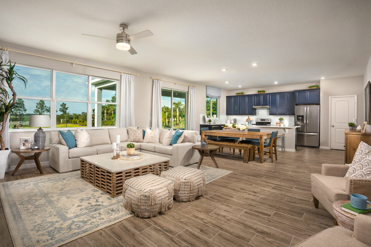 New Homes in Minneola, FL - The Reserve at Lake Ridge Plan 2178 Great Room