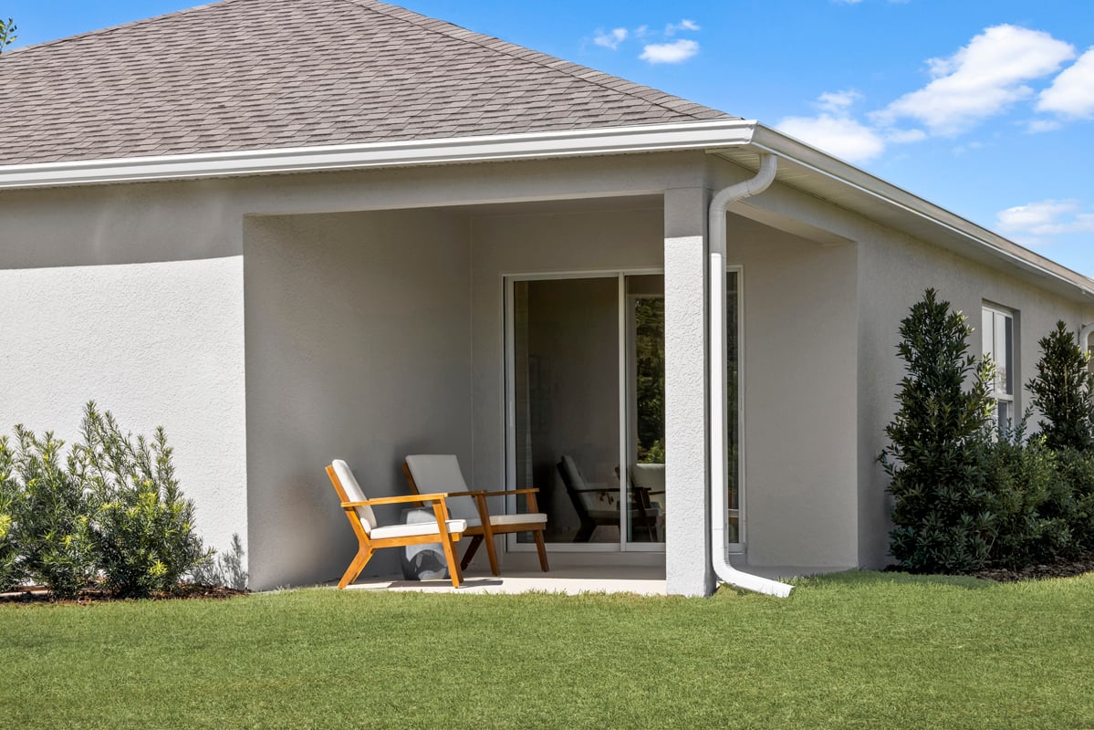 Covered patio