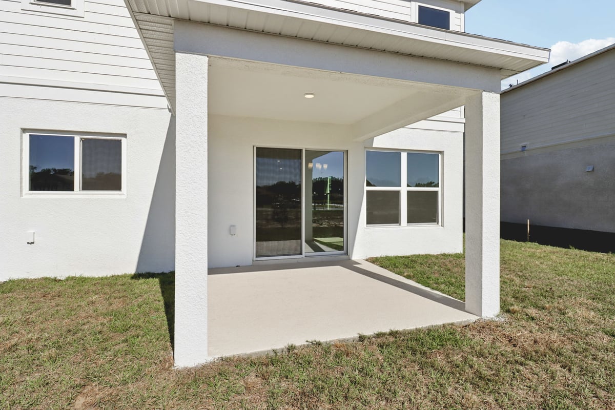 Covered patio