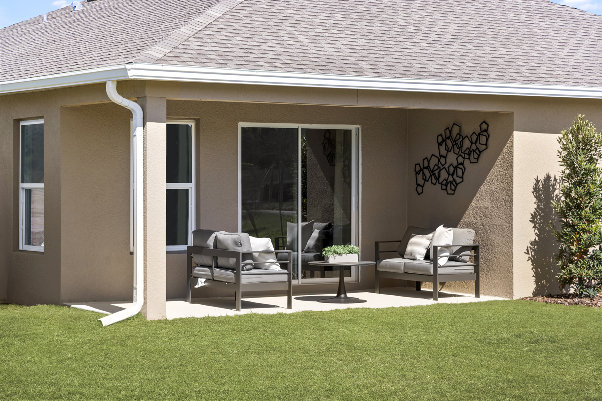 Covered patio