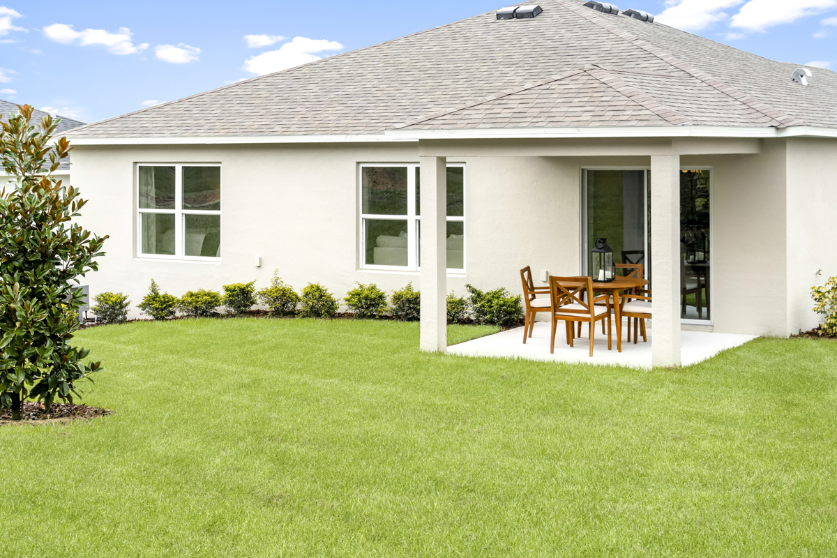 Covered patio