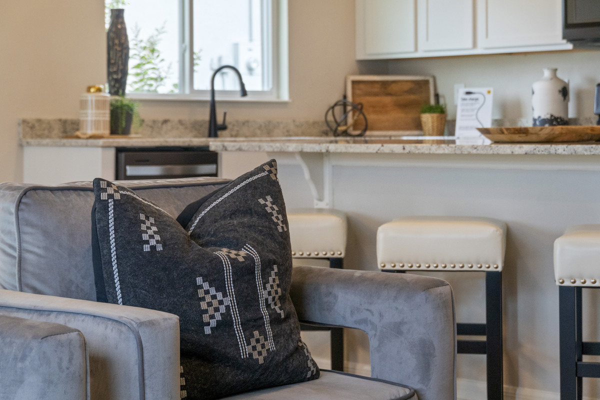 Kitchen overlooking great room
