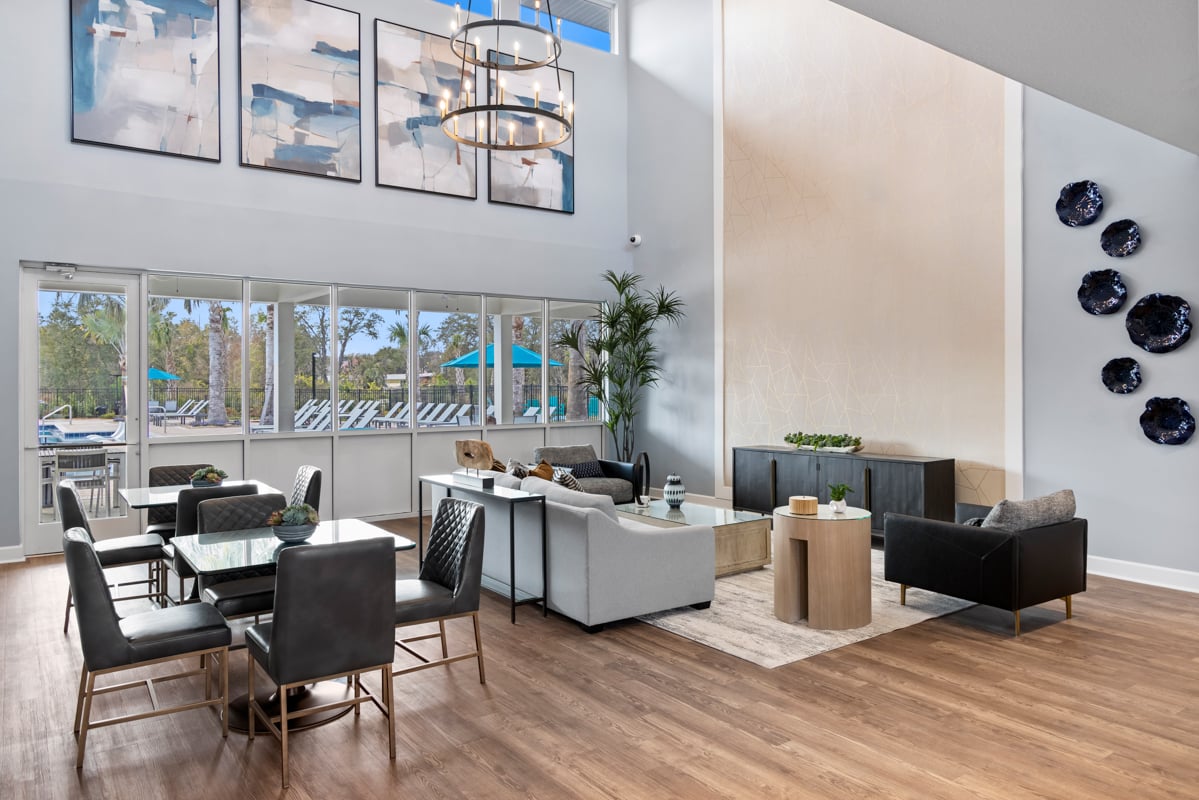 Community clubhouse common area