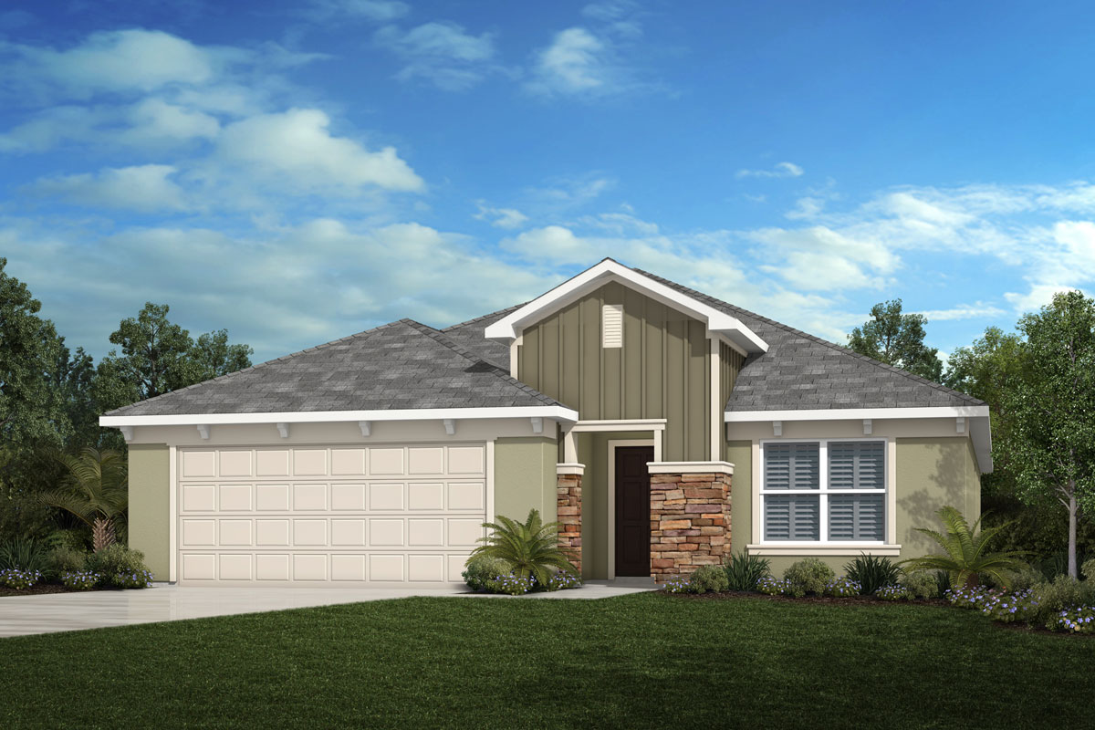 Exterior G with optional stone