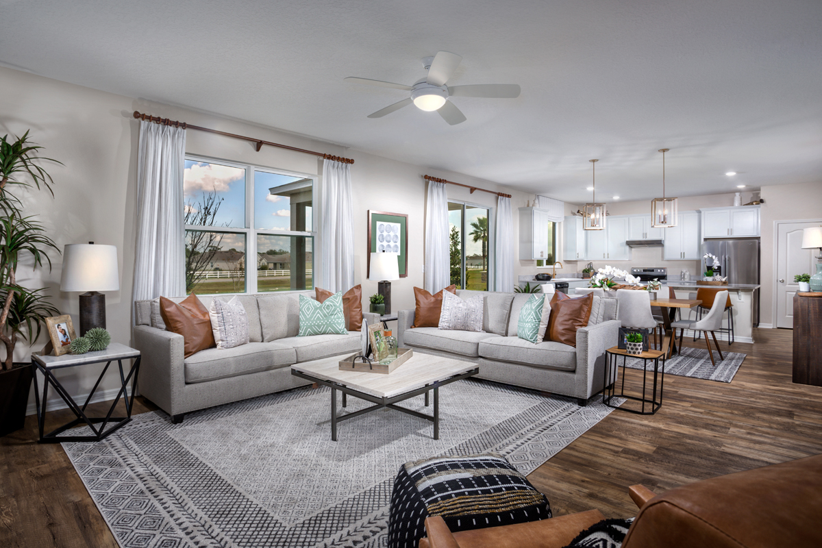 New Homes in Apopka, FL - Legacy Hills Plan 2566 Great Room